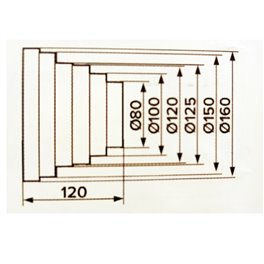 REDUKCIJA ZA ASPIRATOR RAVNA RC 160/150/125/120/100/80/BB