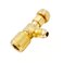 VENTIL 1/4" MUŠKI NAVOJ SAE - 1/4" ŽENSKI NAVOJ SAE ZA FREON R134A R22 R407C R404A 90° VALUE VVO-01