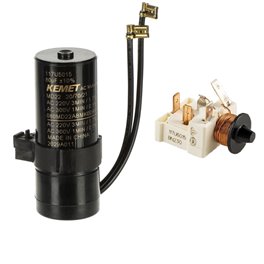 START RELEJ ZA FR. KOMPRESOR FR8,5GX 117U6015 I KONDENZATOR STARTNI ZA KOMPRESORE 80µF 117U5015 (SET)
