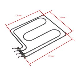 GREJAČ ŠPORETA AMICA 8019010 ELIN 2900w DUPLI BOČNI IZVOD