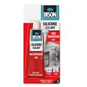 SILIKON 300°C  CRVENI 60ml BISON