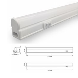SVETILJKA LED  16W 6500K  SA PREKIDAČEM BELA L1172mm